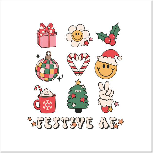 Festive Af Wall Art by NotUrOrdinaryDesign